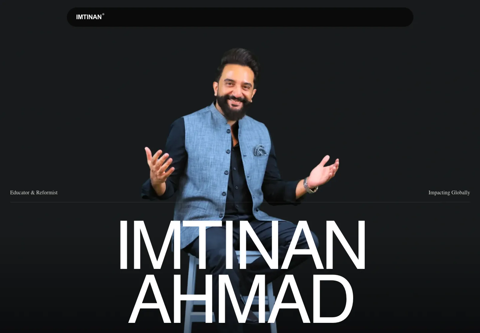 Ask Imtinan homepage, captured 16 September 2026