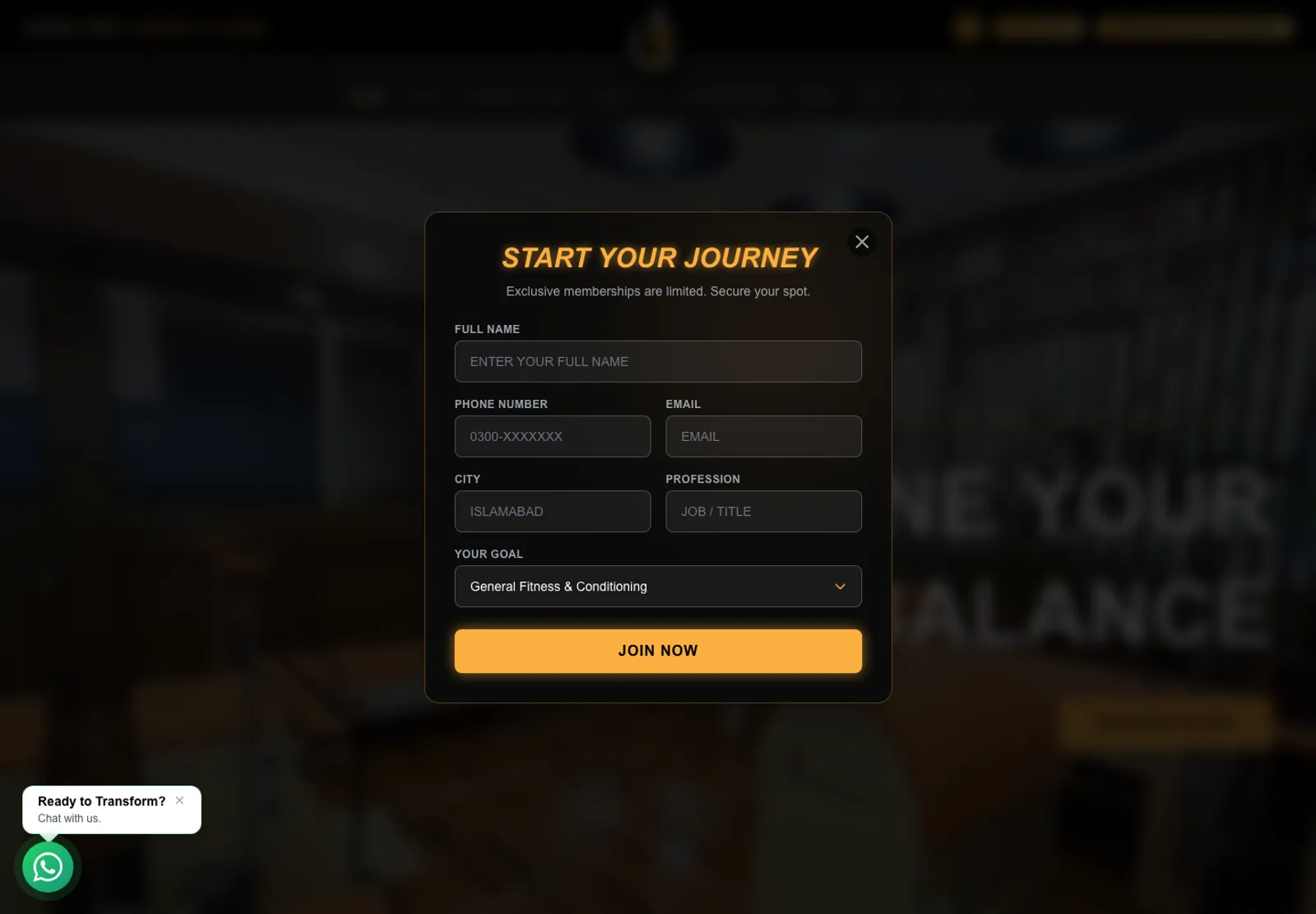 Aura Wellness Clubs homepage, captured 16 September 2026