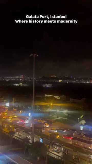 Still frame from the reel: Galata Port, where history meets modernity